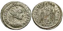 1 Tetradrachm Roman Empire (27BC-395)  Maximianus (250-310)