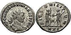 1 Tetradrachm 羅馬帝國  Maximianus (250-310)
