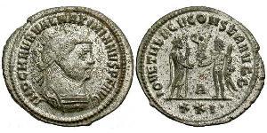 1 Tetradrachm 羅馬帝國  Maximianus (250-310)