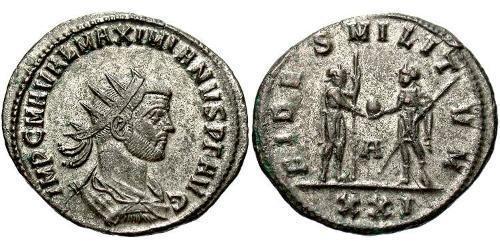 1 Tetradrachm 羅馬帝國  Maximianus (250-310)