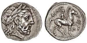 1 Tetradrachm Ancient Greece (1100BC-330) 銀 Philip II of Macedon (382 BC - 336 BC)