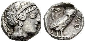 1 Tetradrachm Ancient Greece (1100BC-330) 銀 