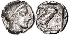 1 Tetradrachm Ancient Greece (1100BC-330) 銀 