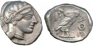 1 Tetradrachm Ancient Greece (1100BC-330) 銀 