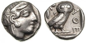 1 Tetradrachm Ancient Greece (1100BC-330) 銀 