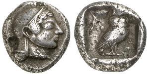 1 Tetradrachm Ancient Greece (1100BC-330) 銀 