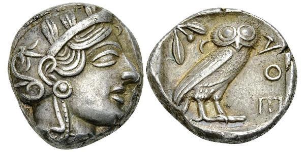 1 Tetradrachm Ancient Greece (1100BC-330) 銀 
