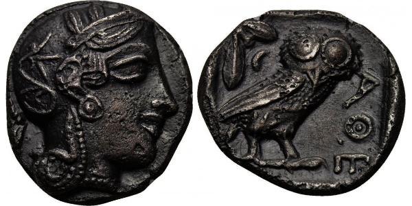 1 Tetradrachm Ancient Greece (1100BC-330) 銀 