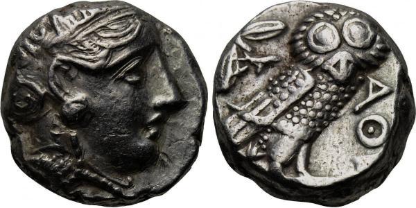 1 Tetradrachm Ancient Greece (1100BC-330) 銀 