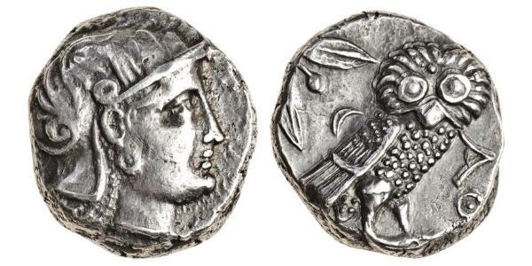 1 Tetradrachm Ancient Greece (1100BC-330) 銀 