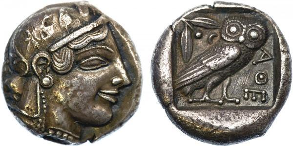 1 Tetradrachm Ancient Greece (1100BC-330) 銀 