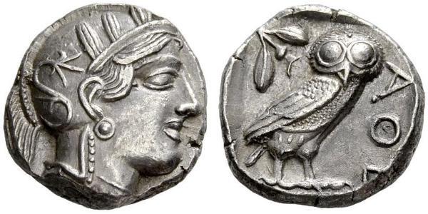 1 Tetradrachm Ancient Greece (1100BC-330) 銀 