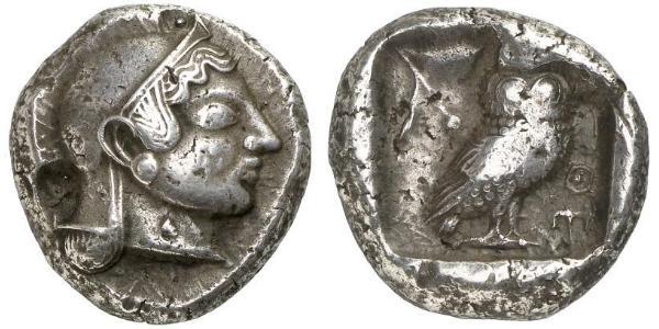 1 Tetradrachm Ancient Greece (1100BC-330) 銀 