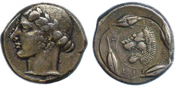 1 Tetradrachm Ancient Greece (1100BC-330) 銀 