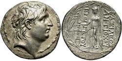 1 Tetradrachm 塞琉古帝国 (312 BC - 63 BC) 銀 Antiochus VII Euergetes (?-129BC)