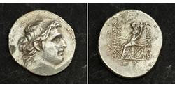 1 Tetradrachm 塞琉古帝国 (312 BC - 63 BC) 銀 Demetrius I Soter (185BC - 150BC)