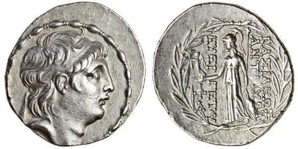 1 Tetradrachm 塞琉古帝国 (312 BC - 63 BC) 銀 Antiochus VII Euergetes (?-129BC)