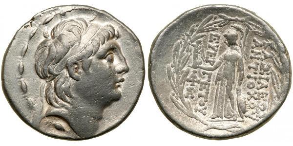 1 Tetradrachm 塞琉古帝国 (312 BC - 63 BC) 銀 Antiochus VII Euergetes (?-129BC)