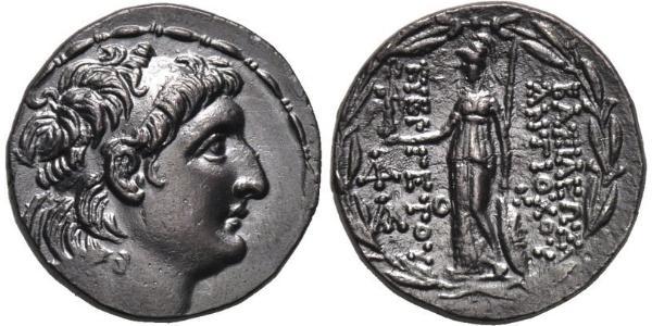 1 Tetradrachm 塞琉古帝国 (312 BC - 63 BC) 銀 Antiochus VII Euergetes (?-129BC)