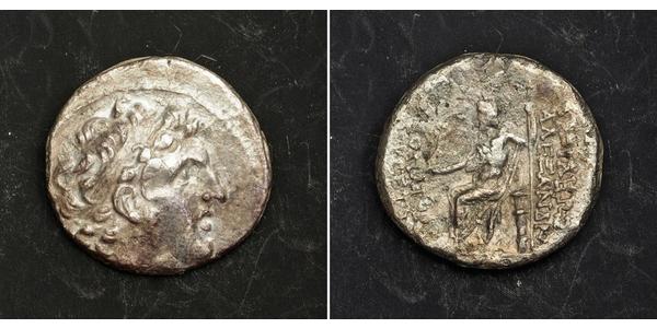 1 Tetradrachm 塞琉古帝国 (312 BC - 63 BC) 銀 Alexander I Balas (150-145 BC)