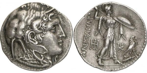 1 Tetradrachm 托勒密王國 (305 BC - 30 BC) 銀 