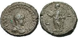 1 Tetradrachm 羅馬帝國 銀 Valerian II (?-258)