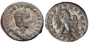 1 Tetradrachm 羅馬帝國 銀 Herennia Etruscilla (249-251)