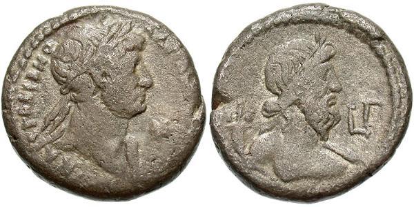 1 Tetradrachm 羅馬帝國 銀 哈德良