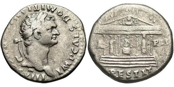 1 Tetradrachm 羅馬帝國 銀 Domitian  (51-96)