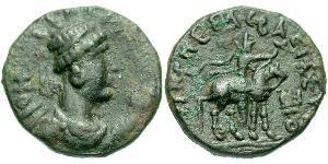 1 Tetradrachm Kushan Empire (60-375) 青铜 Vima Takto