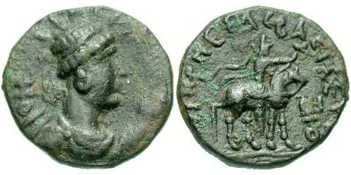 1 Tetradrachm Kushan Empire (60-375) 青铜 Vima Takto