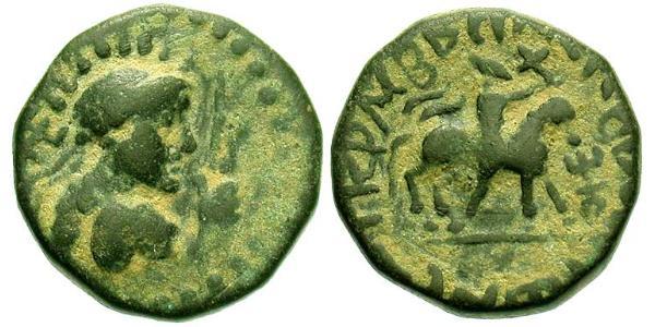 1 Tetradrachm Kushan Empire (60-375) 青铜 Vima Takto