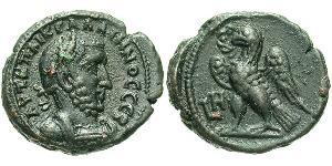 1 Tetradrachm 羅馬帝國 青铜 加里恩努斯