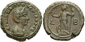 1 Tetradrachm 羅馬帝國 青铜 Herennia Etruscilla (249-251)