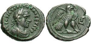 1 Tetradrachm 羅馬帝國 青铜 Trebonianus Gallus (206-253)