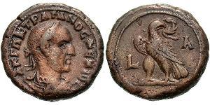 1 Tetradrachm 羅馬帝國 青铜 Trajan Decius (201-251)