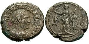 1 Tetradrachm 羅馬帝國 青铜 Trajan Decius (201-251)