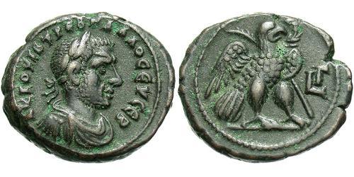 1 Tetradrachm 羅馬帝國 青铜 Trebonianus Gallus (206-253)