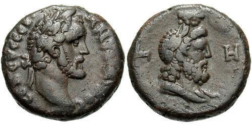 1 Tetradrachm 羅馬帝國 青铜 Antoninus Pius  (86-161)