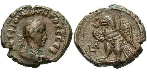 1 Tetradrachm 羅馬帝國 青铜 Quietus (?-261)