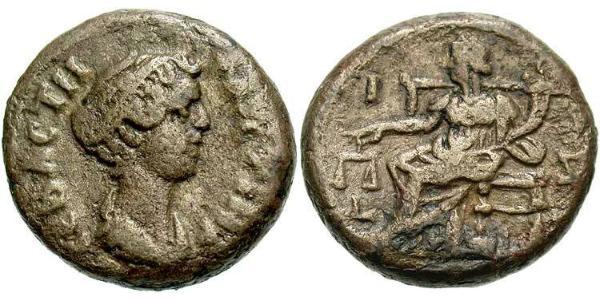 1 Tetradrachm 羅馬帝國 青铜 Faustina II (130-175)