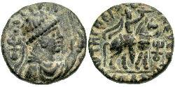 1 Tetradracma Imperio kushán (60-375) Bronce Vima Takto
