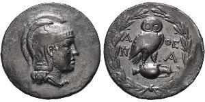 1 Tetradracma Antigua Grecia (1100BC-330) Plata 