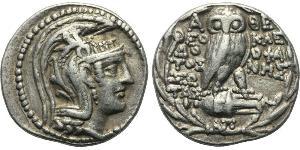 1 Tetradracma Antigua Grecia (1100BC-330) Plata 