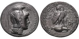 1 Tetradracma Antigua Grecia (1100BC-330) Plata 