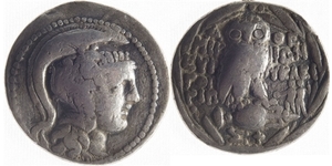 1 Tetradracma Antigua Grecia (1100BC-330) Plata 