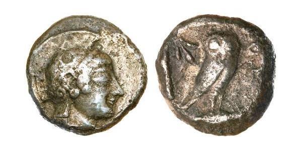 1 Tetradracma Antigua Grecia (1100BC-330) Plata 