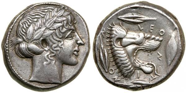 1 Tetradracma Antigua Grecia (1100BC-330) Plata 