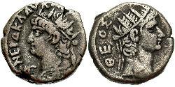 1 Tetradracma Imperio romano (27BC-395) Plata Nerón (37- 68)