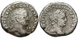 1 Tetradracma Imperio romano (27BC-395) Plata Vespasiano (9-79)